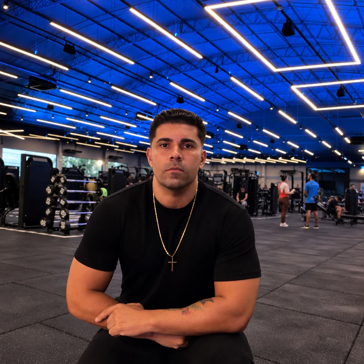 Whadson Santiago em uma academia